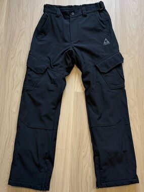 Gerry Weber Men's Black Tactical Cargo Snow Pants